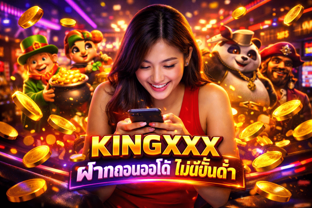 KINGXXX ฝากถอนออโต้ ไม่มีขั้นต่ำ